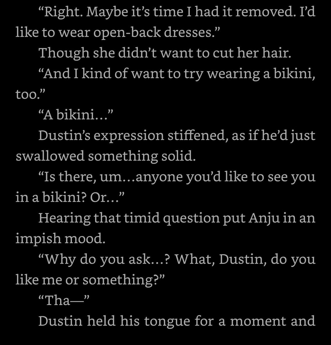 JudzaeT's tweet photo. It’s the I’m honoured for me. Like..Anju!!! 😅😅 Oh Dustin dear.. ♥️ #eightysix #86LN https://t.co/WUzulrU9TB