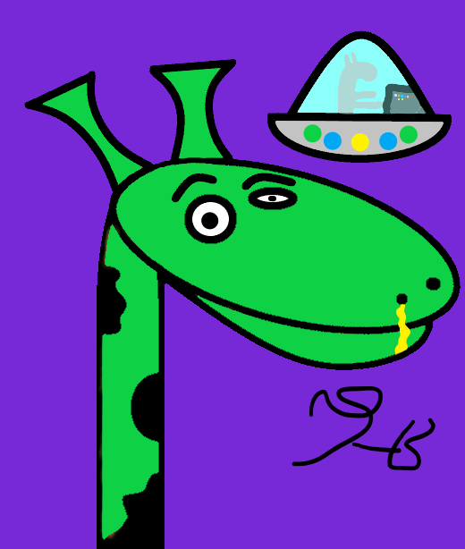 Cr4azyNF's tweet photo. New NFT. The Alien Giraffe is here. #12 - 1$ #NFT #NFTs #NFTProject #NFTLaunch https://t.co/XlacTKTESe