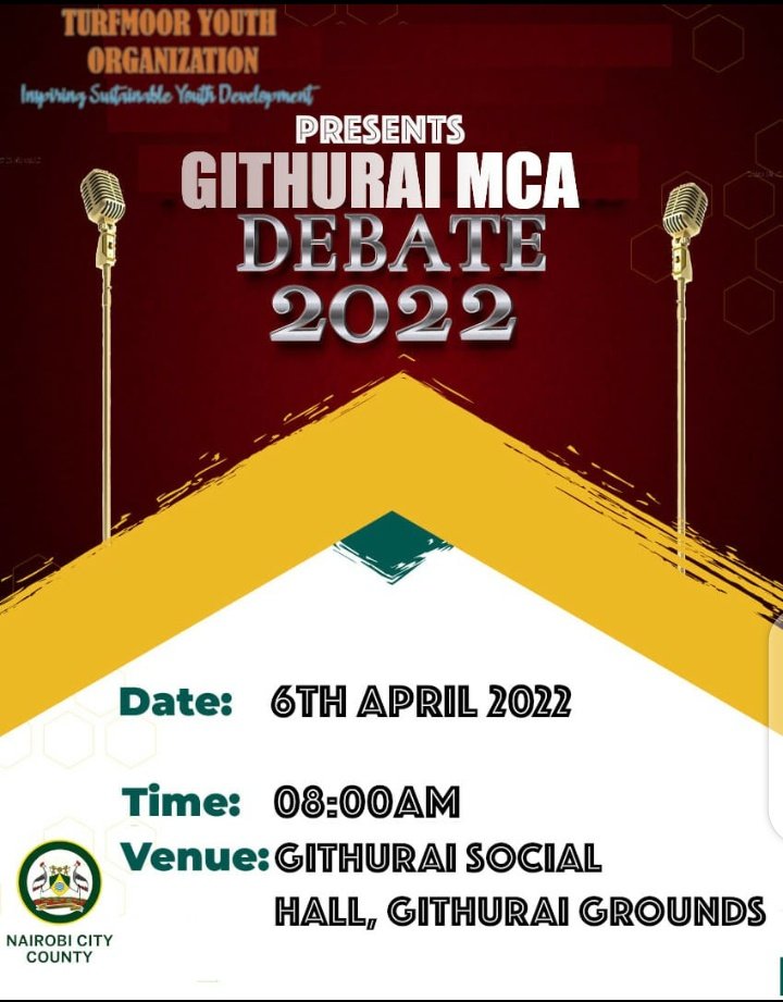 MutheuJoan1's tweet photo. Accountable leaders Communicate clearly their goals, objectives and key results to their teams to foster alignment and team focus.... This debate will tell us more about all the aspirants
PURPOSE TO ATTEND!
*#WeMakeItHappen*
*#MakeYourWordsCount* @TheLinkGithurai @moor_ke https://t.co/SzwZratmiI