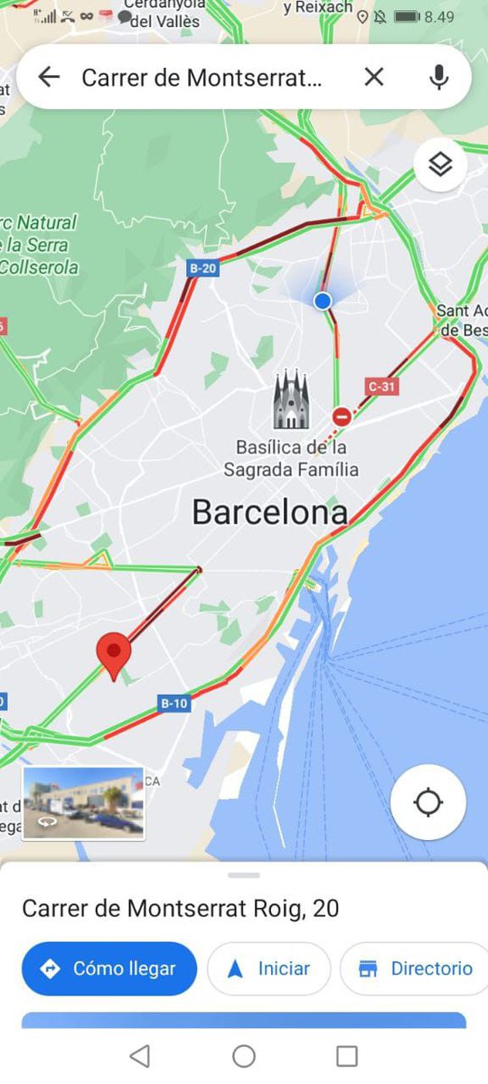 CGTEnsenyament's tweet photo. #VagaEducació
Barcelona col•lapsada, igual que el sistema educatiu públic.
Ara mateix talls a litoral, meridiana, Ronda de Dalt, Gran Via
#VagaEducació
#CambrayDimissio 
#ProuImposicions https://t.co/Pouz3FDWak