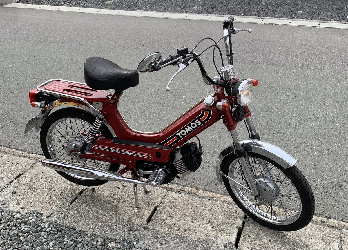 うちのモペット「トモス」についてたスポーツチャンバーをノーマルに