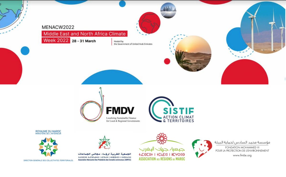 fmdv_org's tweet photo. À l’occasion de la #MenaClimateWeek. 
Ce jour, de 15:00 à 17:00 (heure de Paris) : rejoignez le side-event “Localisez la Finance Climat” !
👉 lien de connexion : https://t.co/YFNI2jbjg2.
Plus d’informations sur https://t.co/tikXaIaMBE https://t.co/UVcTqNssZt