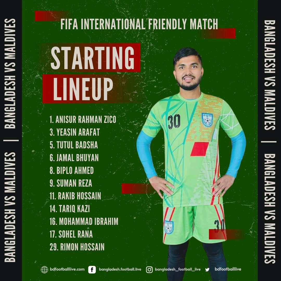 Bangladesh vs maldives football live