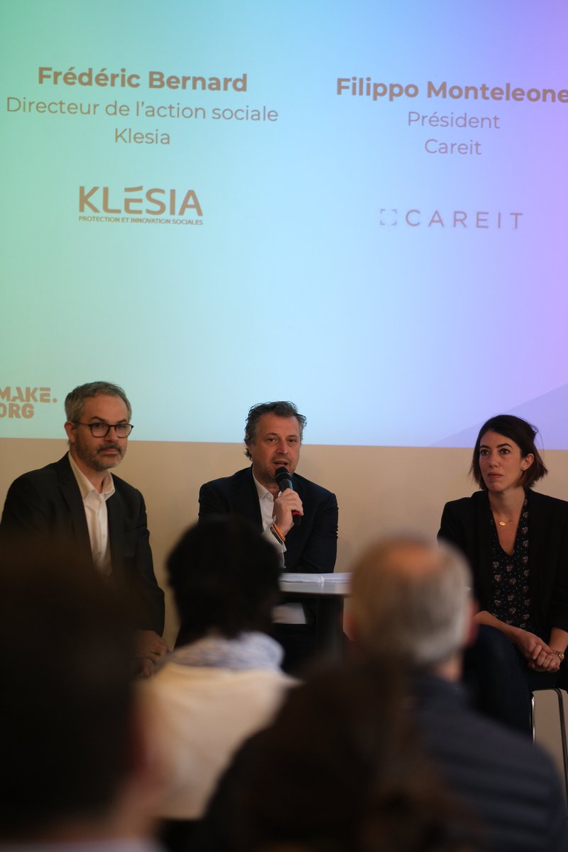 Make_org's tweet photo. 🎤"Avec @Make_org, #CAREIT partage la conviction de l'importance d'associer davantage les citoyens sur ces grands sujets d'intérêt général. Cette démarche est nécessaire pour mieux les associer à la réflexion pour imaginer et construire le monde de demain" @F_Monteleone_, #CAREIT https://t.co/Y98RVHtwjX