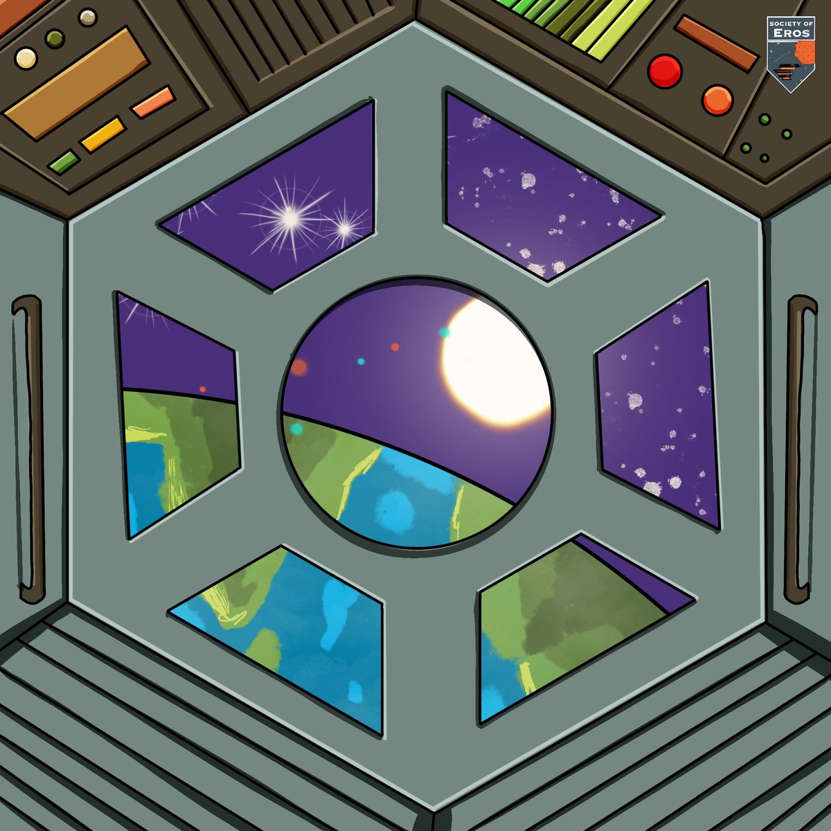 MotherHorizon's tweet photo. View from the spacestation. We are coming soon to rescue you, my spacemen.
#SOE #NFTProject https://t.co/nepwwwZgkh