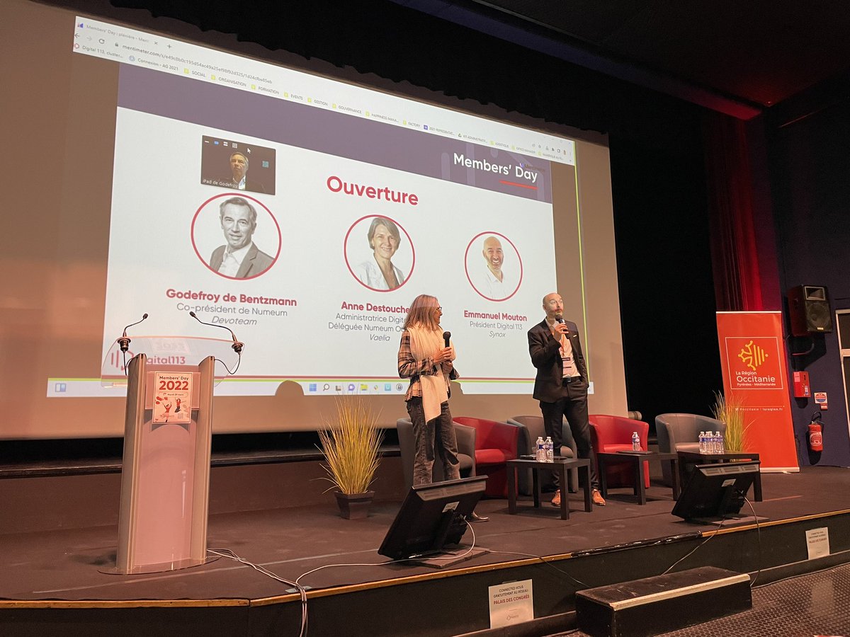 Le Member’day <a href="/Digital113_/">Digital 113</a> est lancé avec <a href="/Emmanuel_Mouton/">MOUTON Emmanuel</a> pour ouvrir cette journée riche en contenu pour les entreprises du numérique <a href="/Occitanie/">Région Occitanie</a>