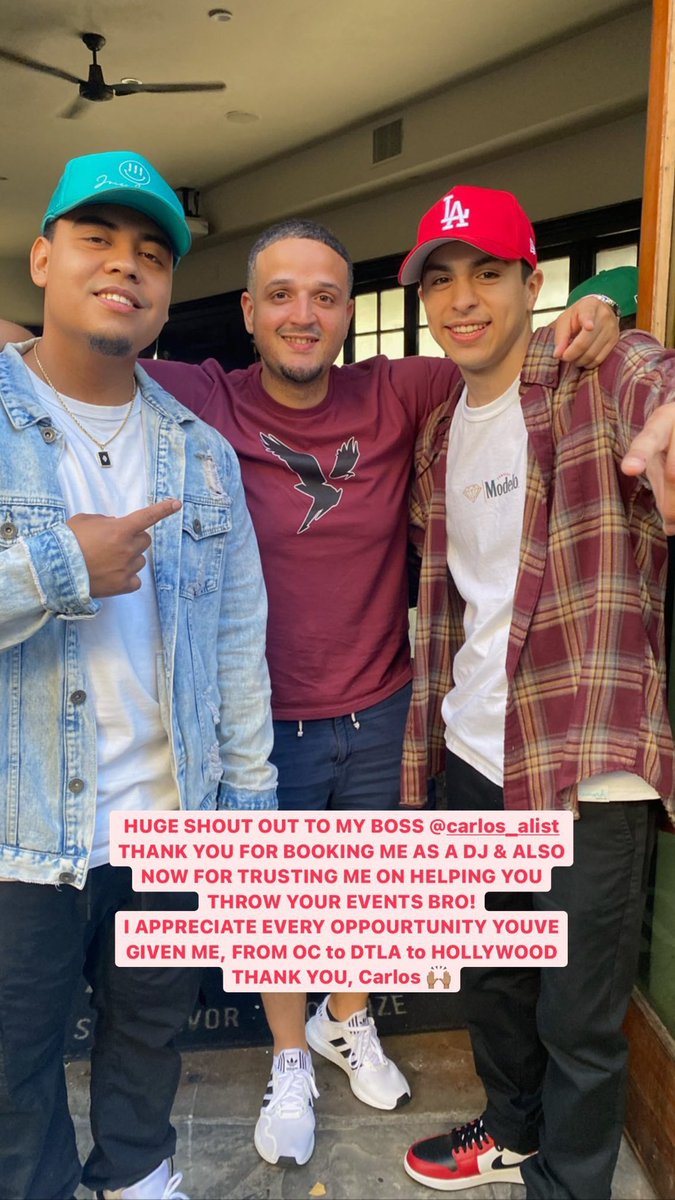 djxdrod's tweet photo. Thank you for being the only one out here giving me work, believing in me, &amp; helping me grow as a DJ &amp; as a business man, in this nightlife industry. Thank you, boss man! I owe you! #RIPCarlos https://t.co/U61vkLXyTD