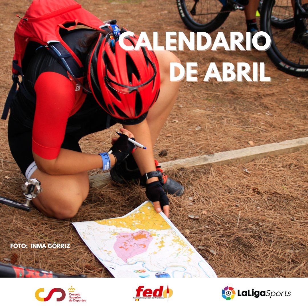 🗓️¡CALENDARIO DE ABRIL!

‼️¡Continuamos la temporada con cinco pruebas en abril!

- Empezamos el 2 y 3 de abril con las pruebas del Campeonato de España CEO 2 en Extremadura.

- El 9-10 de abril estaremos en Portugal para el IV Trofeo de la Costa Alentejana.

#FEDO #orientacion