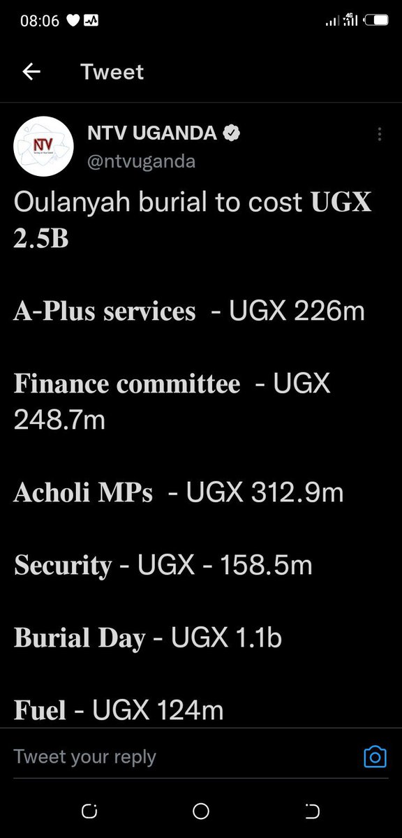 OBovince's tweet photo. Can someone please explain to me why Acholi MPs will be given 312.9m to attendOulanya's funeral? ......my Lord! I wonder
#EasternInfluence https://t.co/lh9Cvh7095