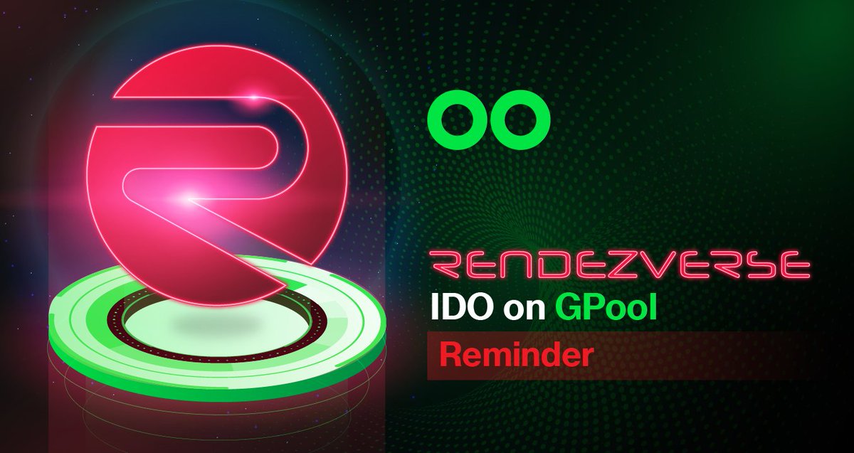 gpoolofficial's tweet photo. The R1 RendezVerse IDO is set to close in less than two hours.⏳

Please don’t wait until the last minute to arrange your transfer.

Reminder: The demotion rule applies to those who don't send the funds allocated on Whitelisting.

👇👇
https://t.co/9SFNNdwHw5

#GPOOLIDO https://t.co/0pQegZEYuj