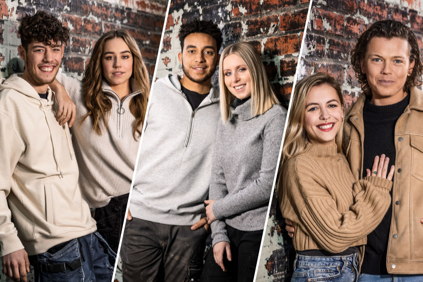 gva's tweet photo. Deze drie koppels strijden om verwaarloosd Antwerps herenhuis in ‘Huis Gemaakt’ https://t.co/ooWNnBKcdV https://t.co/kJA30ZKqlg
