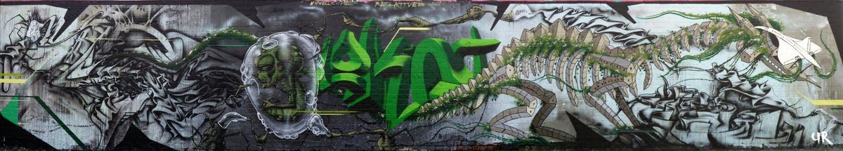 Request to people in Bristol - looking for a wall to paint in a similar style to this as a tribute to friend Richard Shipley/Cage One who recently passed away. Would be myself and others who used to paint with him, a dark but beautiful style. Please spread the word.