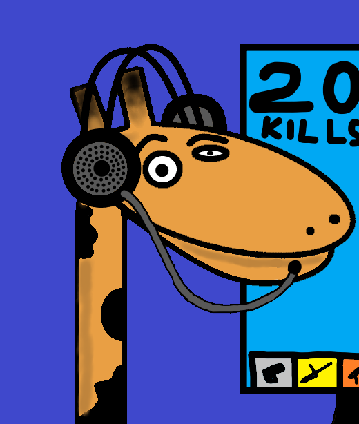Cr4azyNF's tweet photo. New NFT. The Gamer Giraffe is here. #13 - 1$ #NFT #NFTs #NFTProject #NFTLaunch https://t.co/C0wDc8Zj2r