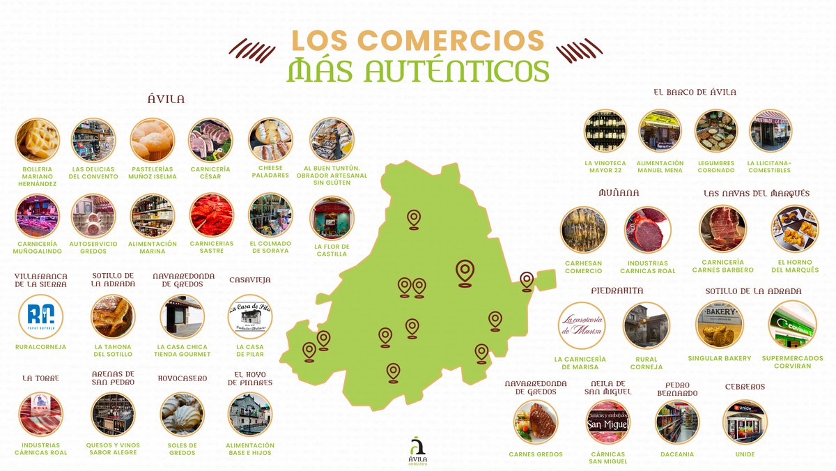 ¡Llegaron los comercios más #auténticos! Estés en la zona de Ávila que estés, la familia Ávila Auténtica siempre está presente 🥰

¡Conócelos! 👉🏻 avilaautentica.es/asociados/tien…