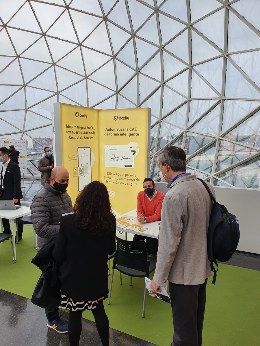 dokify's tweet photo. Comenzamos el encuentro #Laboralia 2022, donde cerca de 400 profesionales del sector de la prevención se citan en su primer congreso profesional tras la pandemia.

Ven a vernos a nuestro stand.

#dokify #Laboralia #prevencion #seguridadysalud https://t.co/mpYAFQdSbb