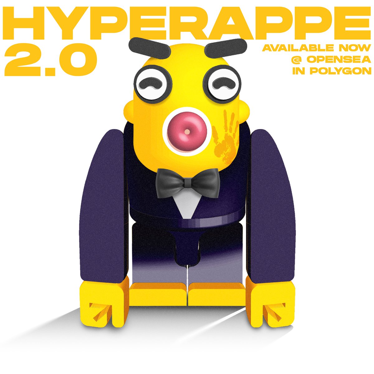 Finally the Phase II launch for #HYPERAPPE. Every piece is crafted with heart and passion. Get it now @ opensea.io/collection/hyp…

#opensea #nftcollector #NFT #nftart #nftartist #nftcreator #nft #nftcollector #nftcollectors #exclusivenft #rare #cryptoart #nftcollector
