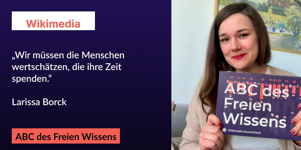 WikimediaDE's tweet photo. „Wir müssen die Menschen wertschätzen, die ihre Zeit spenden.“ @Larissa_Borck im „ABC des Freien Wissens“ über #CreativeCommons und #OpenCulture und darüber wie Kulturerbe-Institutionen sich öffnen.
#FreiesWissen
Mehr darüber: https://t.co/iVWZQnB0wM https://t.co/DrdvyGEghb