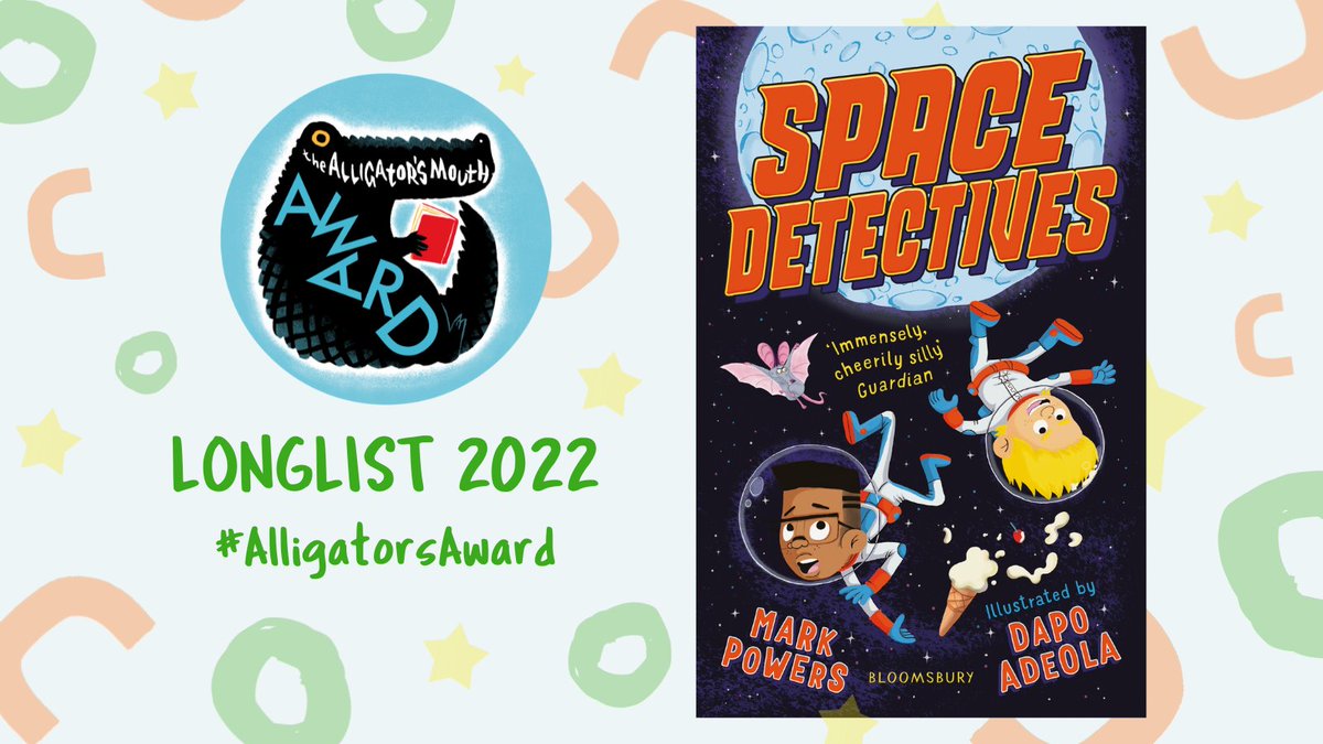 KidsBloomsbury's tweet photo. We are immensely proud of @mpowerswriter & @DapsDraws - #SpaceDetectives has been longlisted for the #AlligatorsAward. A huge congrats to this out-of-this-world book. πβοΈHave you got your copy? @alligatorsmouth @BrightChildrens https://t.co/0HRsOCbunn