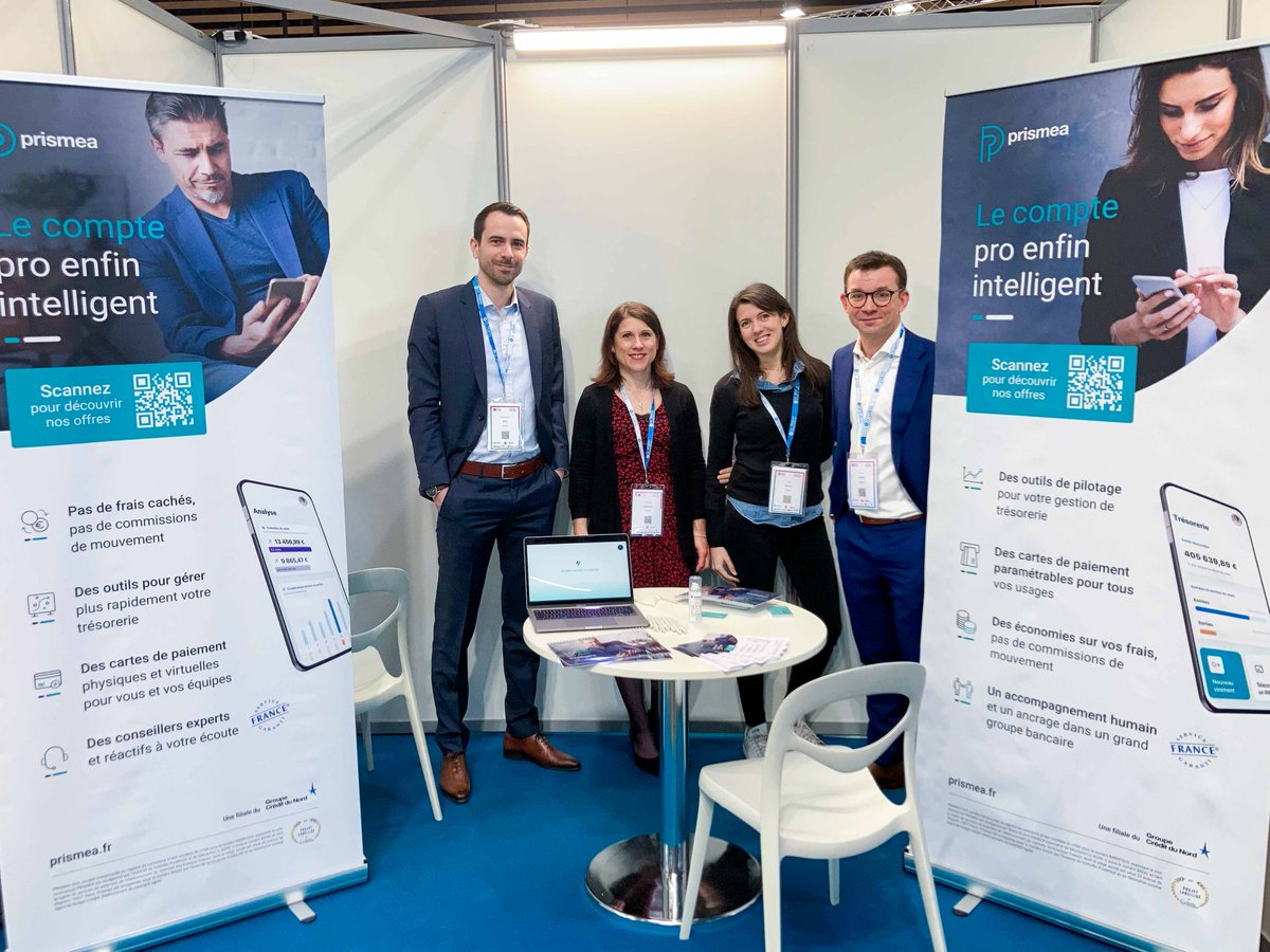 prismea_expert's tweet photo. C'était un plaisir de vous retrouver lors de la dernière édition du salon @madeinpme. Un dialogue très utile pour mieux comprendre les besoins des #TPE et #PME et améliorer encore notre #comptepro en ligne ! https://t.co/jiZAPxJifD