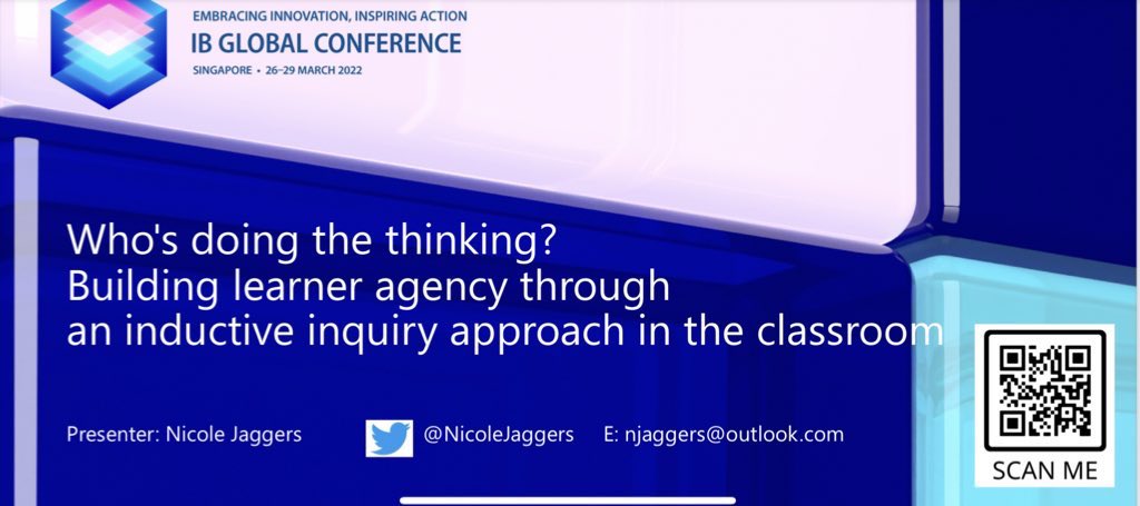 Thanks to <a href="/iborganization/">International Baccalaureate</a> for allowing me to present today. Looking forward to continuing conversations with IB educators out there who would like to connect and talk more about using an inductive approach to draw out conceptual understandings from students! #IBGC2022