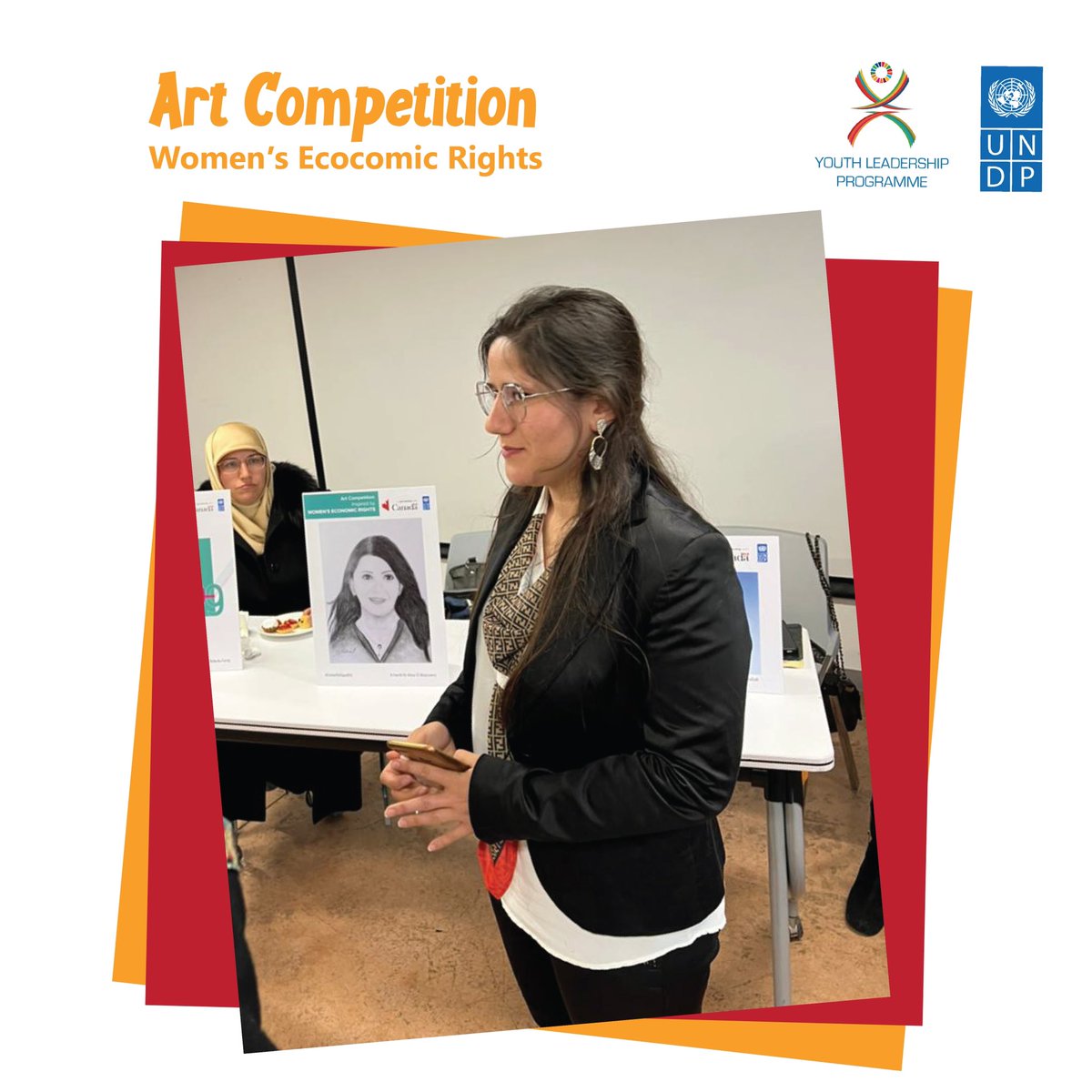 YLPLeb's tweet photo. On #IWD2022 , UNDP and the Embassy of Canada in Lebanon invited women artists to advocate for women’s #EconomicRights and use Digital Art to #CreateForEquality !
👩🏼🎨Our young women leaders from YLP participated in the event and expressed their thoughts for #Equality through #Art https://t.co/IqEi1kA5qN