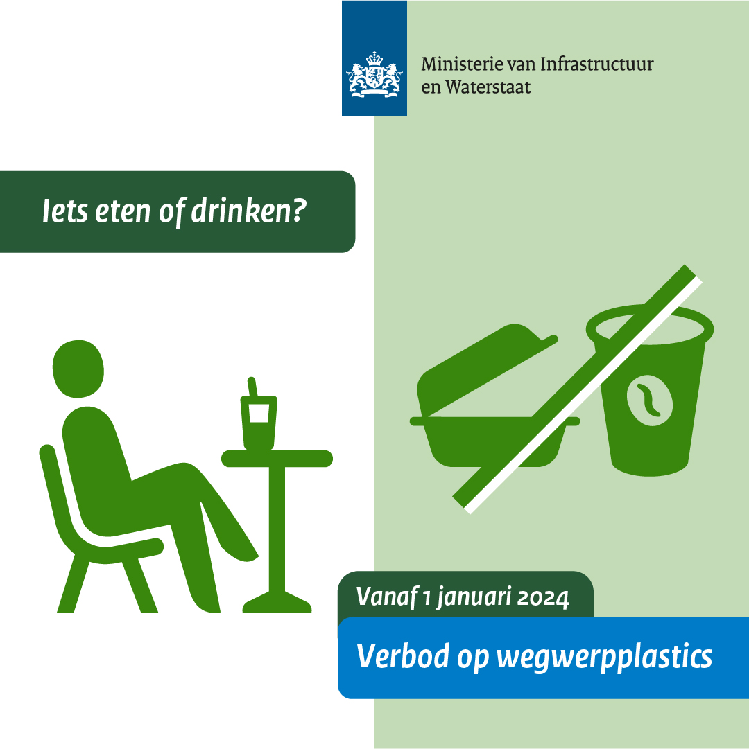 MinIenW's tweet photo. “Elke dag gooien we alleen al in Nederland 19 mln plastic bekers en voedselverpakkingen weg, na eenmalig gebruik", zegt staatssecretaris @vivianneheijnen In 2024 zijn deze wegwerpbekers en -verpakkingen niet meer toegestaan als je ter plaatse eet/drinkt.
➡️https://t.co/7q7ejW7gVA https://t.co/TzrWCjmKol