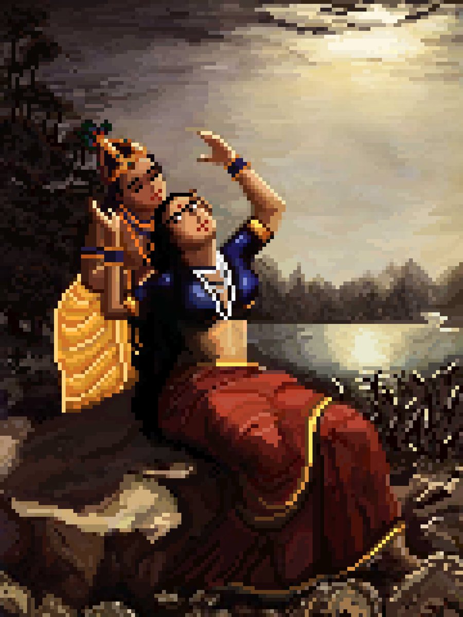 anakims_art's tweet image. My first pixel art in September 2021 vs my latest!
available on @foundation Radha and Madhav!
foundation.app/@Anakims_art/R…
.
#practicemakesbetter #nft #nftart #NFTartist