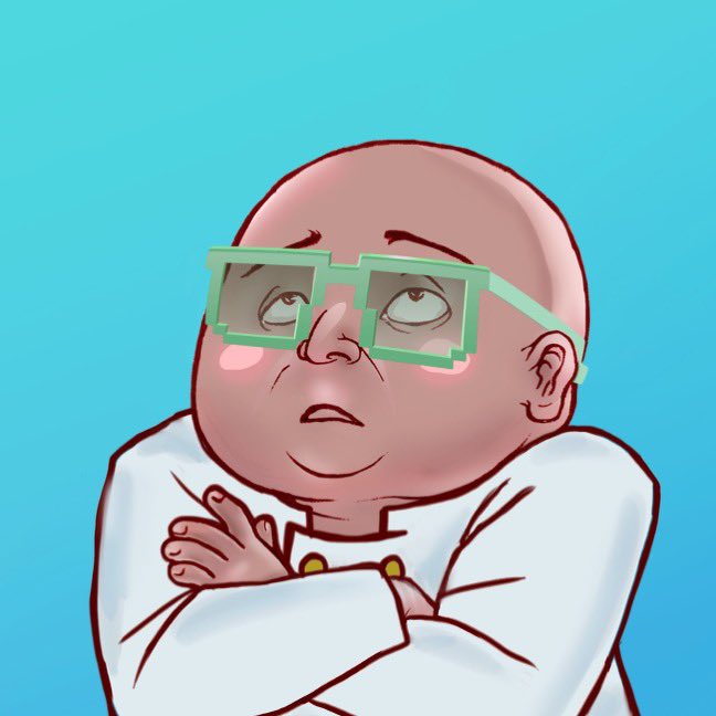 These dope glasses didn’t bring me some attentions at work
So I’m wearing it to after-work-party!

—— Uncle party-animal🐗
#NFTCommunity #NFTs #NFTartist