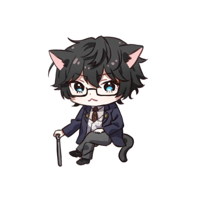 クールキャラのねこ 