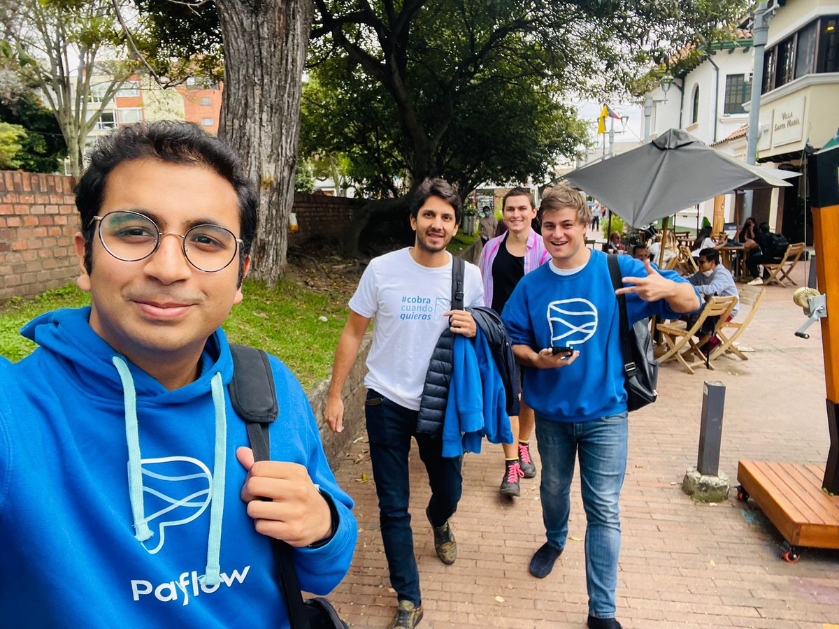 SO EXCITED TO BE BACK IN BOGOTÁ! 💛💙❤

It's great being back here, great spending time with <a href="/BMenardo/">Benoit Menardo</a> <a href="/fedecaballero_/">Fede Caballero</a> <a href="/Payflow_co/">Payflow Colombia 🇨🇴</a> and great helping <a href="/Payflow_es/">Payflow (YC S21)</a> to speed-up our expansion in Colombia! 🚀

First results are really promising! 💸 📲

#Cobracuandoquieras #Expansion