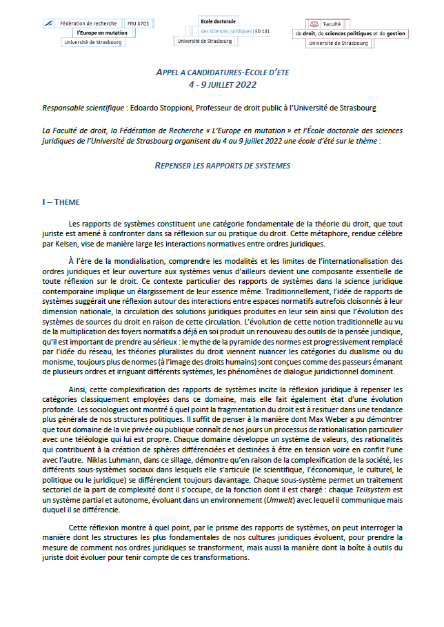 Fédération de recherche "L'Europe en mutation" tweet media