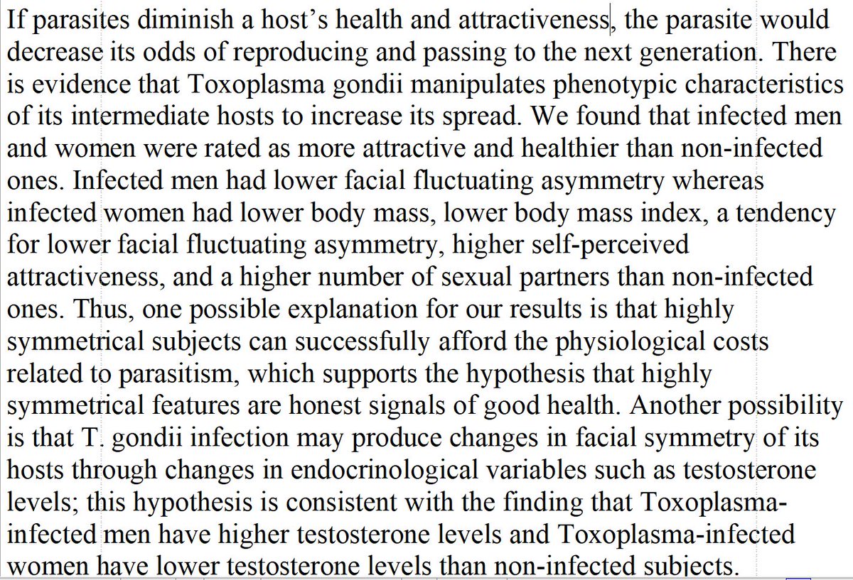 DegenRolf's tweet image. The cat parasite toxoplasma gondii might boost people's sexual attractiveness. peerj.com/articles/13122/