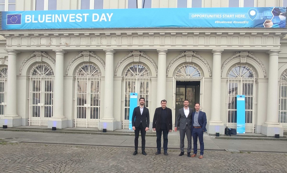 SeaCras's tweet photo. 🇪🇺 #BlueInvest Awards 2022 organized by @EU_MARE &amp; @PwC was a huge success for us! We gave our best on the pitch battle. Congrats to winner @WSENSE_IoUT! 

Looking forward to follow up on quality talks with potential #BlueEconomy investors!
Best wishes from 🇧🇪 by SeaCras Team 👇 https://t.co/hAX0vf1kGO