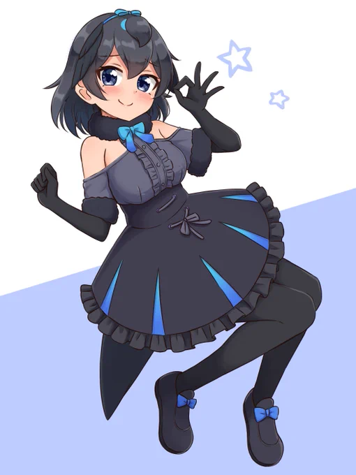 ヤブノウサギ風衣装カタカケちゃん💙 