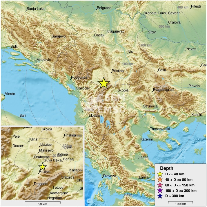 LastQuake's tweet photo. 🔔#Earthquake (#tërmet) M2.9 occurred 1 km N of #Gjinoc (#Kosovo) 24 min ago (local time 10:03:31). More info at:
📱https://t.co/LBaVNedgF9
🌐https://t.co/YM3UsyIiFR
🖥https://t.co/ALeNXqGyBp https://t.co/4BW3RyQg5g