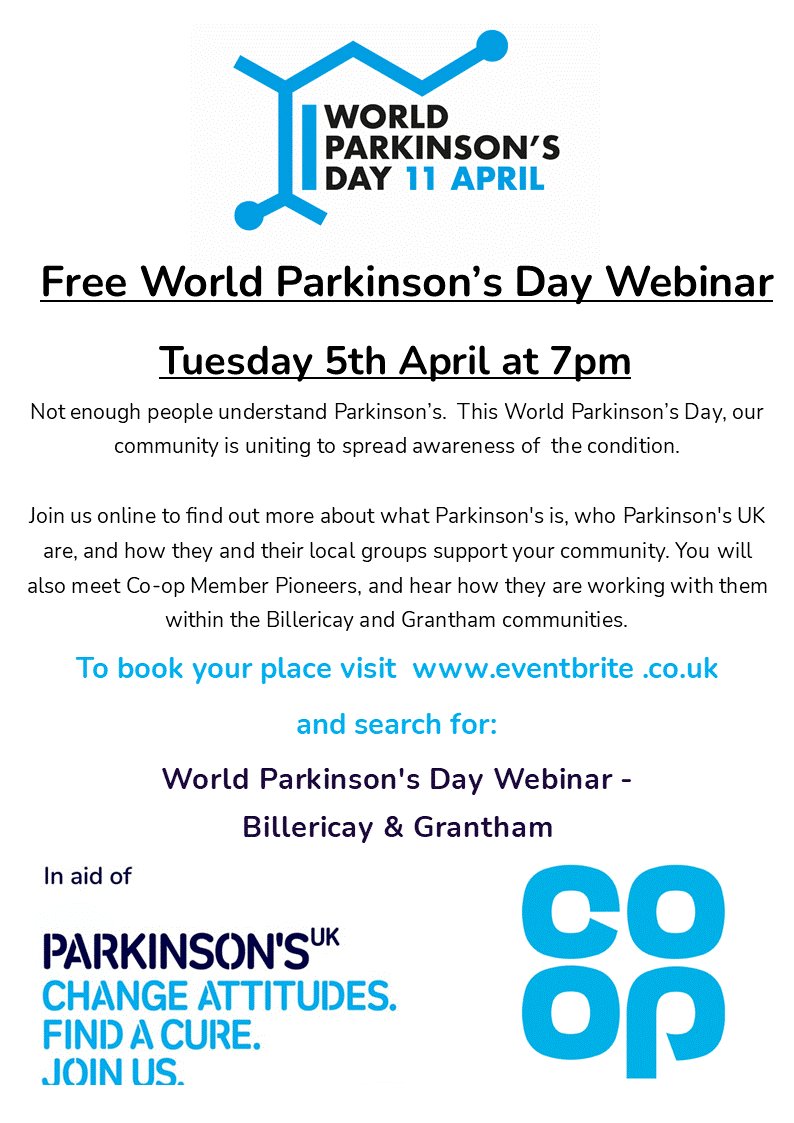 Alison Gladwin (@alisongladwin1) on Twitter photo Join me and @lisa_deverall on Eventbrite to find out more about Parkinson's and what your local group does. Book you place here eventbrite.co.uk/e/world-parkin… <a href="/coopwickfordSM/">Mark stringer Multi mission Queens Park</a> <a href="/JackWcoop/">Jack Williams</a> <a href="/ElEdrissi/">Hamid</a> #coopuk #Billericay #ItsWhatWeDo Join me and @lisa_deverall on Eventbrite to find out more about Parkinson's and what your local group does. Book you place here eventbrite.co.uk/e/world-parkin… <a href="/coopwickfordSM/">Mark stringer Multi mission Queens Park</a> <a href="/JackWcoop/">Jack Williams</a> <a href="/ElEdrissi/">Hamid</a> #coopuk #Billericay #ItsWhatWeDo
