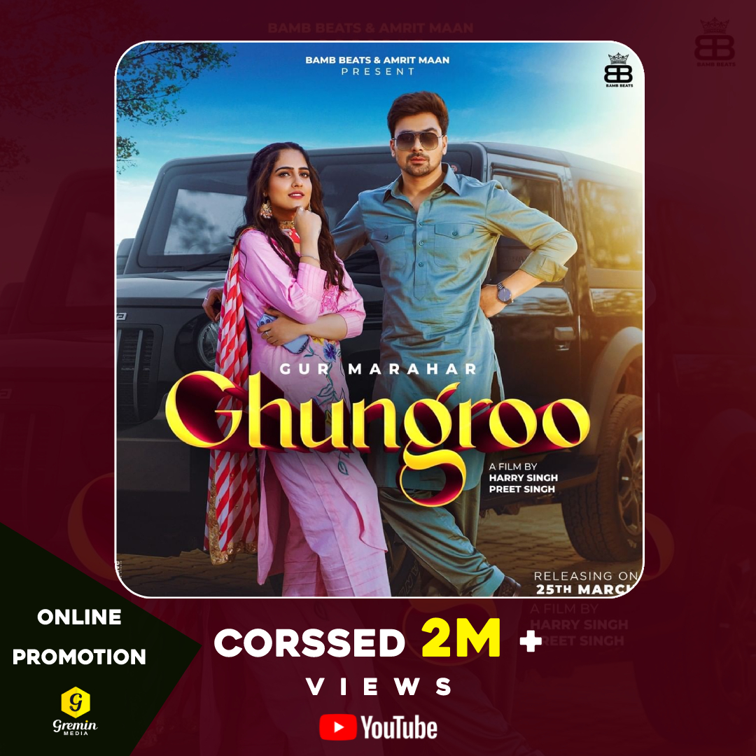 Greminmedia's tweet photo. GHUNGROO Crossed #2million views on #youtube
Keep Support and Love.
.
https://t.co/u7IoqDzTjM
.
#newsong #song2022 #comingsong #bambbeats #greminmedia https://t.co/PkjtPYmMid