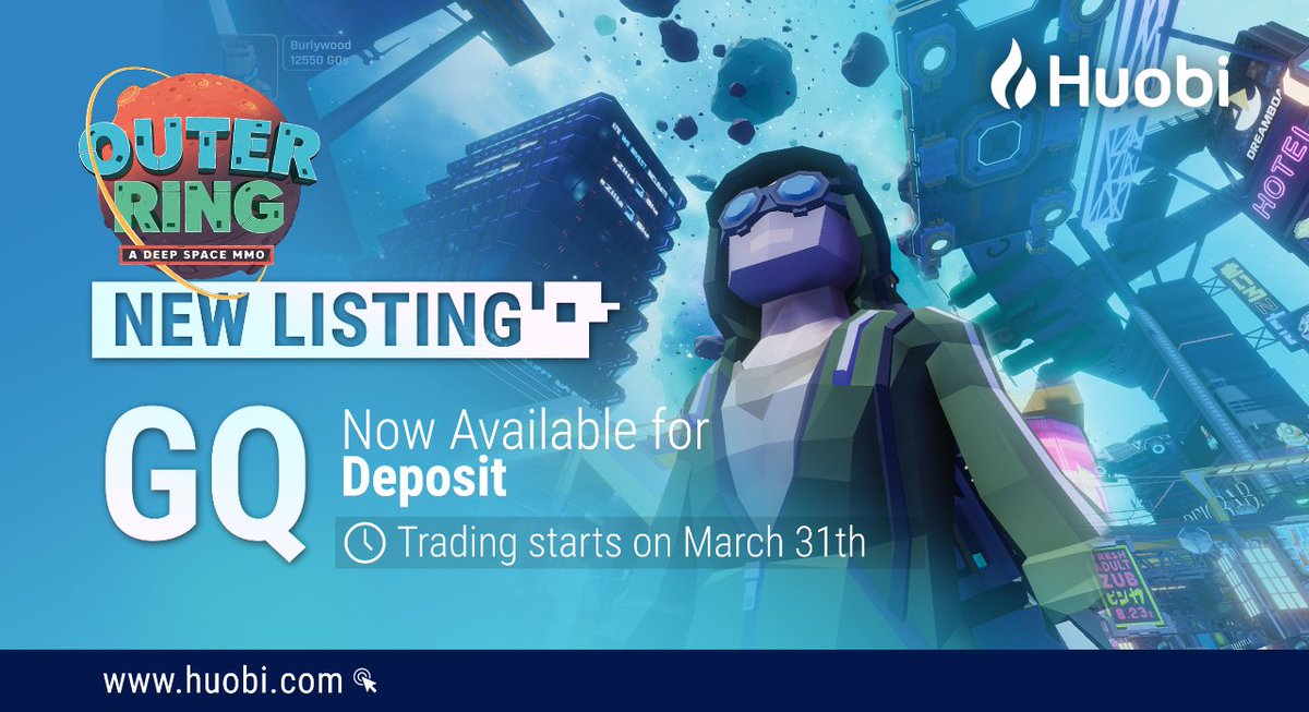 BIG NEWS ALERT 🚨

Galactic Quadrant $GQ will be listed in <a href="/HuobiGlobal/">火币HTX</a> on Thursday 31th

➡ huobi.ug/support/en-us/…