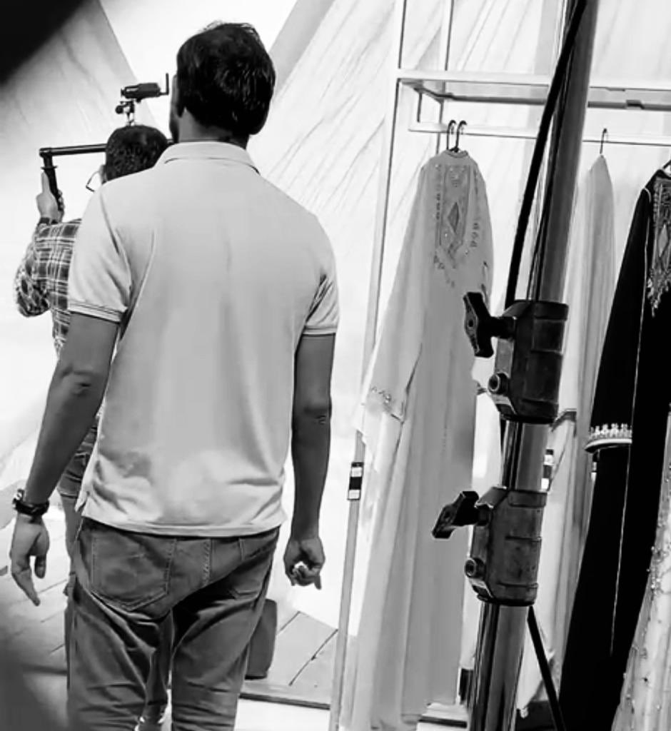 Sharing the time passing photoshoot by sckali Photogatpher shoot yovana wearing abayas from new 2022 sckali capsule collection 2022