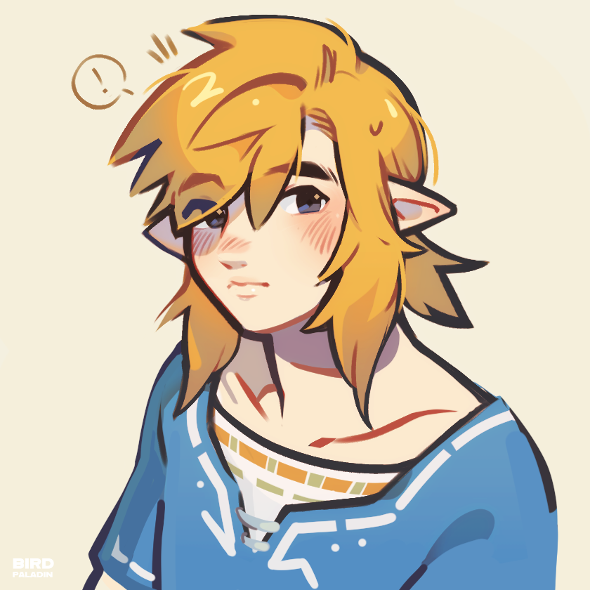 リンク(ゼルダの伝説) 「i am not immune to link botw 」|samithy @ selling leftover merchのイラスト