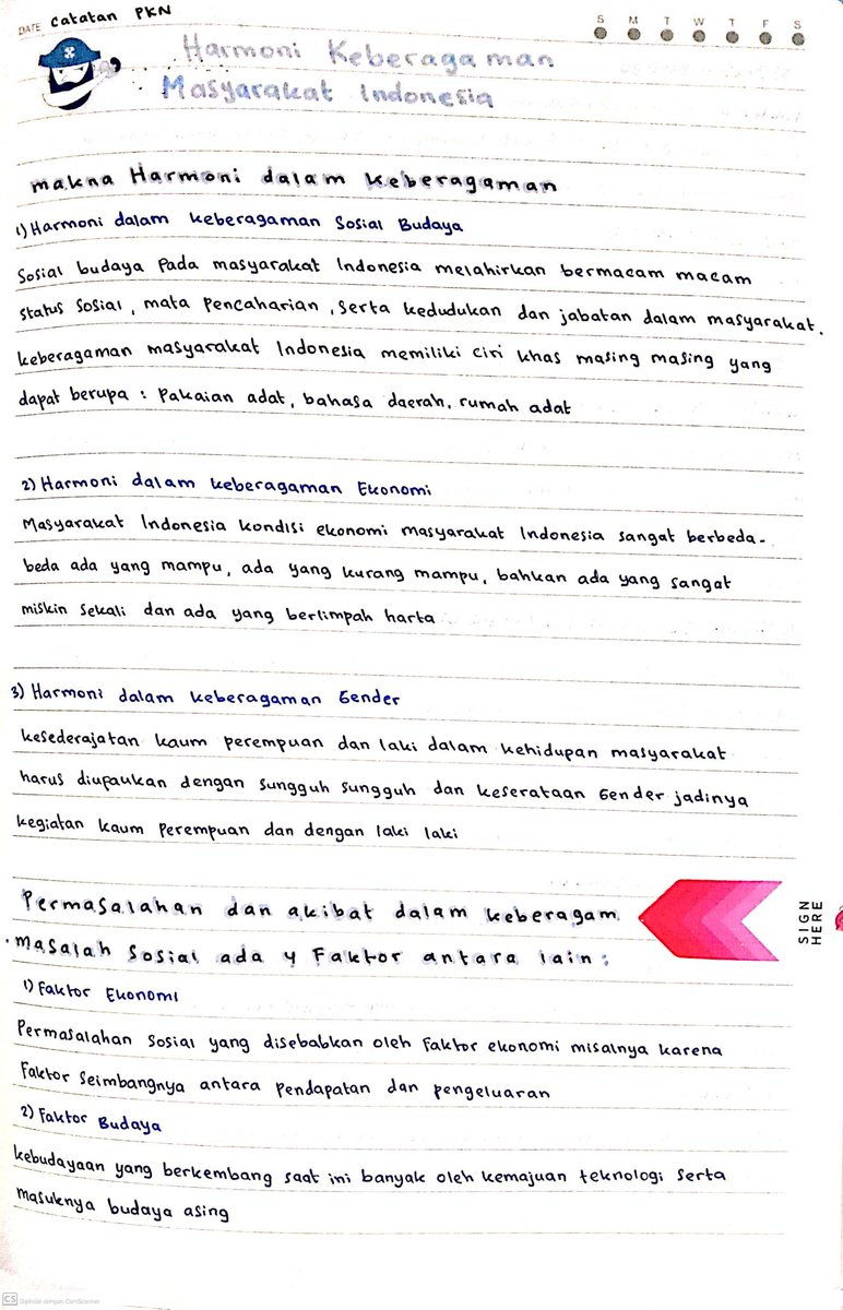 prettylovesse's tweet photo. catatan PKN kelas 9 semester 2 
materi tentang 
[harmoni keberagaman masyarakat Indonesia] https://t.co/v8thhOoggL