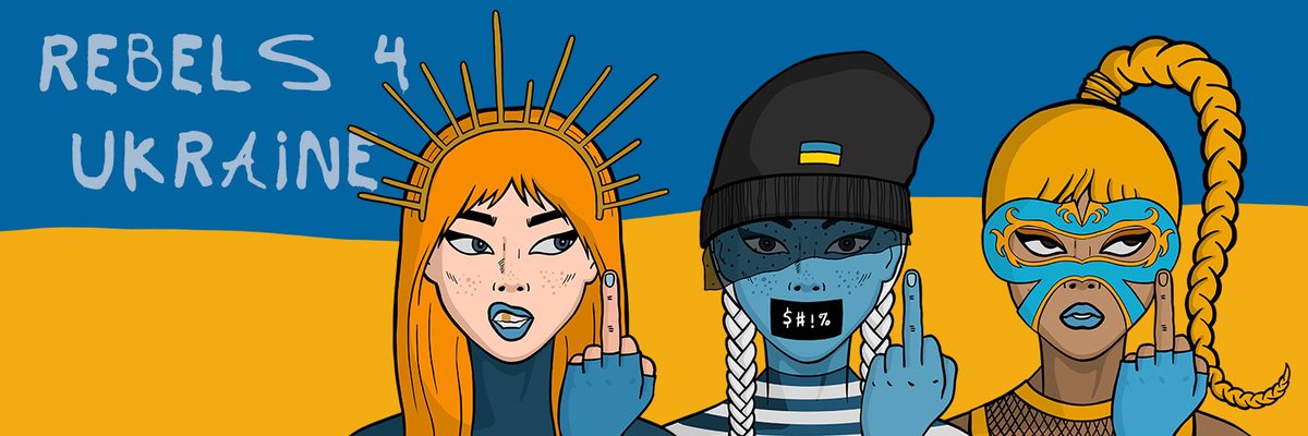 womanagentweb3's tweet photo. There are many ways to help Ukraine and the people and animals there. Though it is much more to do. This morning I bought an amazing NFT from @RebelSocietyNFT and their special edition helping Ukraine🌟🥰
#WomenInNFTs #Ukraine #NFTs #helptohelp https://t.co/4nA25pzpKs