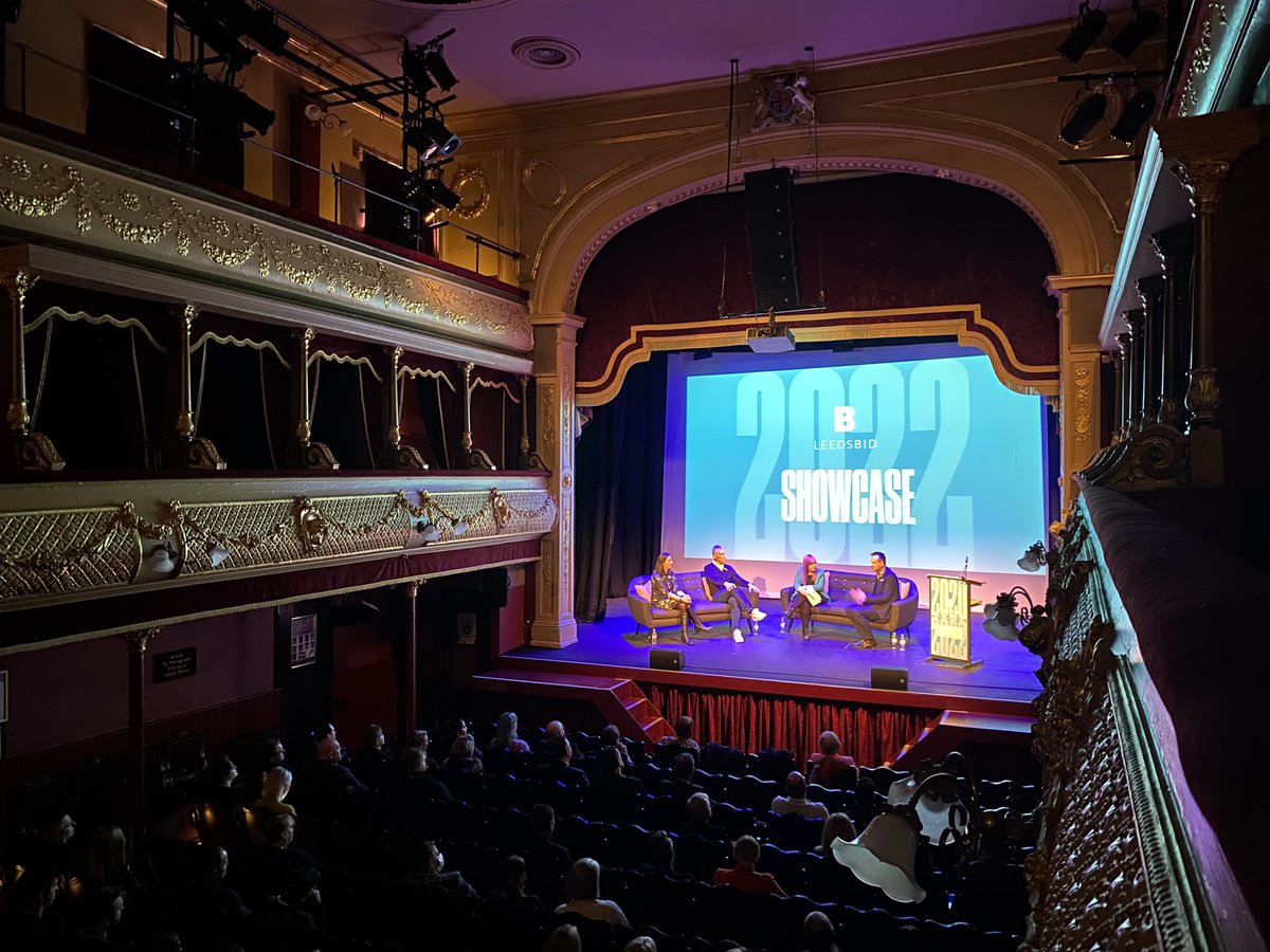 LeedsTheatres's tweet photo. A fascinating morning so far @LeedsBIDβs Showcase, celebrating collaboration and the growth of the city. Weβre thrilled to be hosting this event @CityVarieties.
Andrew Cooper, CEO: βBeing ambitious, being bold, being the ones to go first and not followingβ #LeedsBID https://t.co/3eDs82AXAA