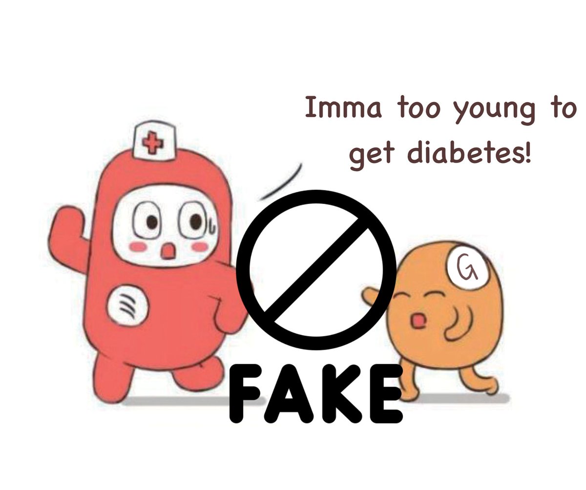 #Rumor #diabetes #glucose #healthcare #sinocare 
👊 10 RUMORS ABOUT DIABETES❌
#rumor 3: ❌Only older people get diabetes.🙅🙅‍♂️🙅‍♀️
In fact, T1D is more common in adolescents. The incidence of type 2 diabetes also shows a younger trend.