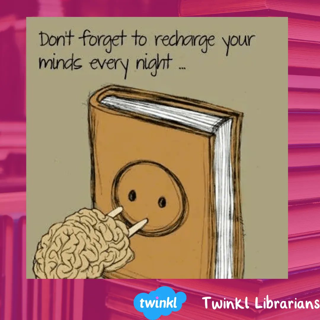 TwinklLibraries's tweet photo. Absolutely! What better way to feed your brain! 

#librarytwitter #edutwitter #education #greatschoollibraries https://t.co/Vb1ez2yUJu