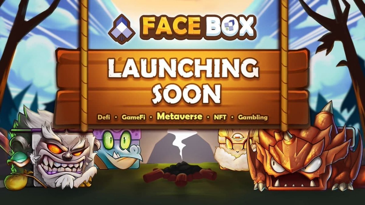🚀FaceBox🚀 is a cross platform combination of DeFi innovation yield farming &amp; NFT gaming (#GameFi) metaverse inspired by MOBOX. 

#MOBOX Current Market Cap:
💲505,972,438.00 USD

#FACEBOX Market Cap:
💲10,000.00 USD

With #FACEBOX, POTENTIAL GROWTH 50,000x 🔥🔥🔥
Imagine your