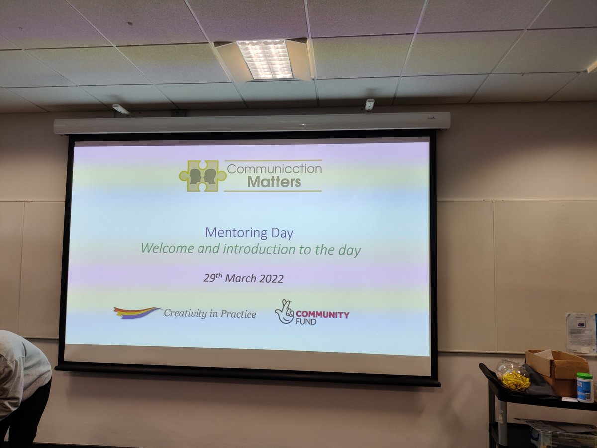 saffmann's tweet photo. @Comm_Matters 
#mentoring day
Feeling excited https://t.co/dS5TDkHcgR