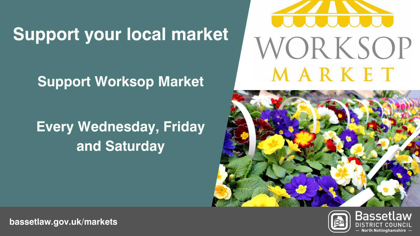 Bassetlaw Council on Twitter "Support our market traders by getting