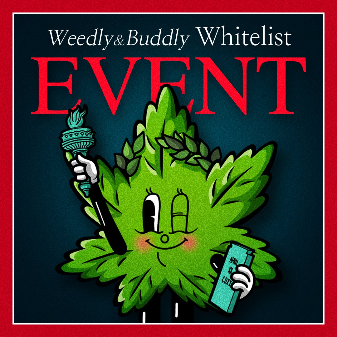 weedlybuddly's tweet photo. 🥦Weedly &amp; Buddly🥦
@trapdaddystax
빌스택스와 함께하는 
대한민국 최초 대마초 NFT 프로젝트!

💕 ~4월 16일 18시 까지
💕 50명 추첨하여 화이트리스트 확정권!

아래 링크 접속하여 미션 달성하기
👉 https://t.co/1Hk6tjx0ia 

#NFT #NFTGiveaway #Klaytn #pfpNFT #NFTdrop #NFTAirdrop https://t.co/rnHAZ4KDyg