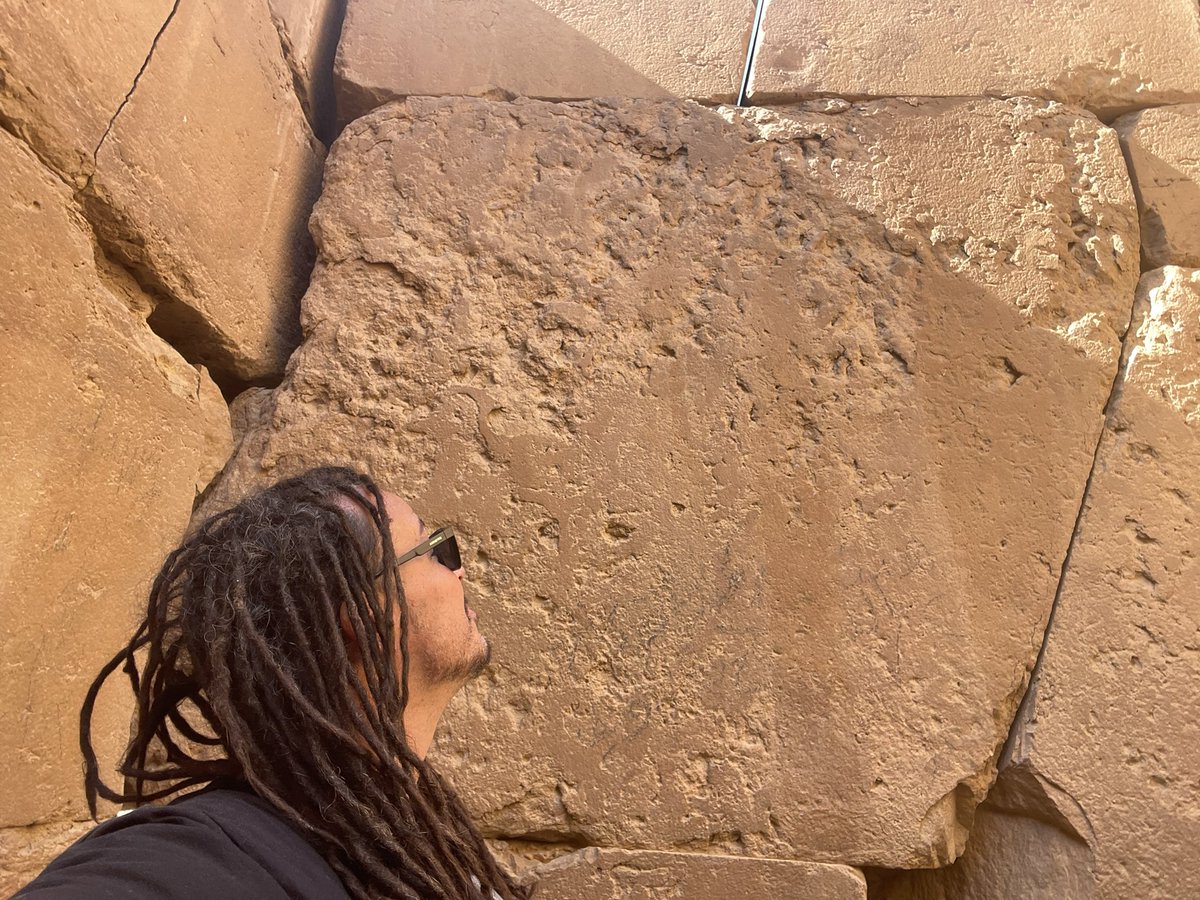 Anyextee's tweet photo. Amazing! Unusual polygonal stonework (and nubs) at the rarely visited Ancient Egyptian Qasr el Sagha Temple … How and why? https://t.co/rMvDTZQHBl
